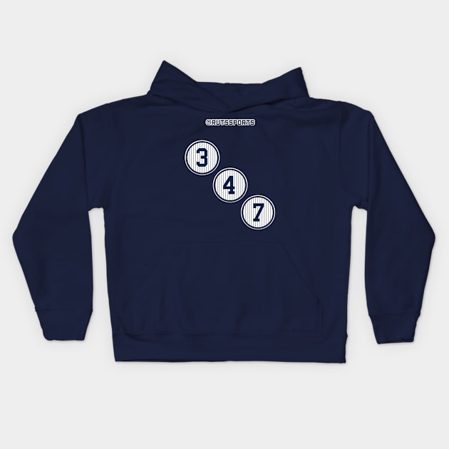 Rep Your Area Code (NY 347) Kids Hoodie by RUTSSports